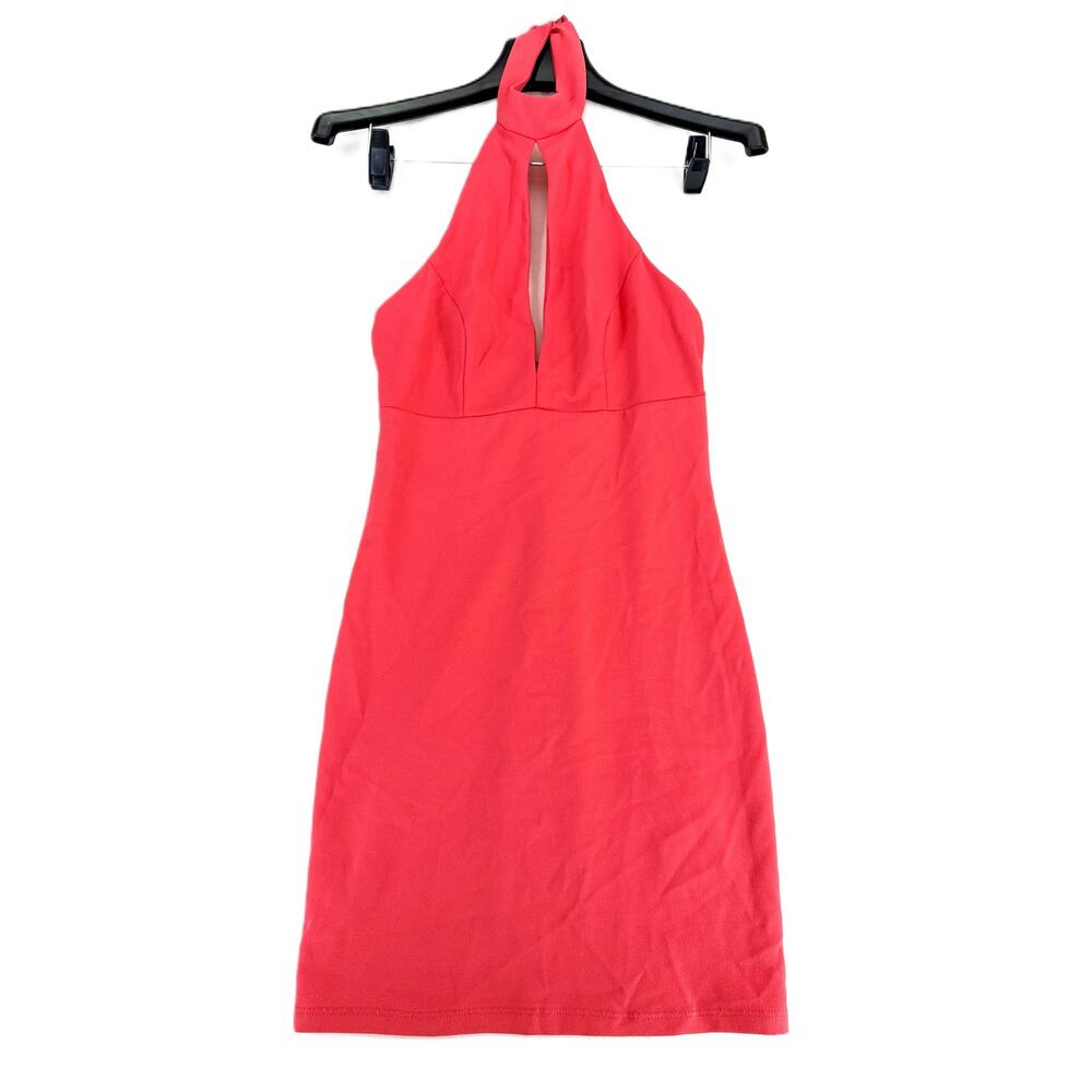 B.Darlin Women's Mock Neck Mini Dress Coral Size 11/12